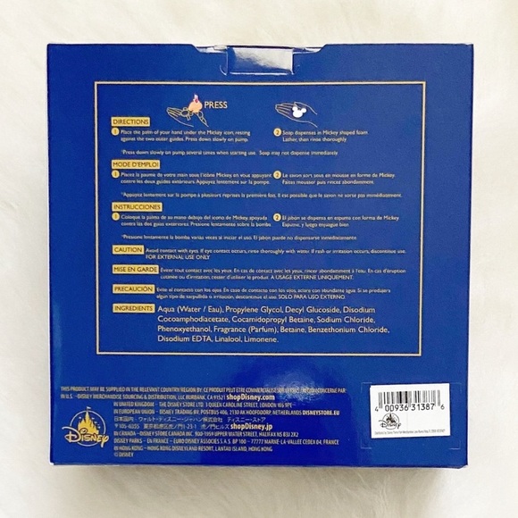 Walt Disney World 50th Mickey shaped foam soap - Picture 2 of 3